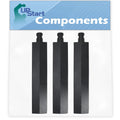 3-Pack Cast Iron BBQ Grill Tube Burner Replacement Parts 15 3/4" C477641