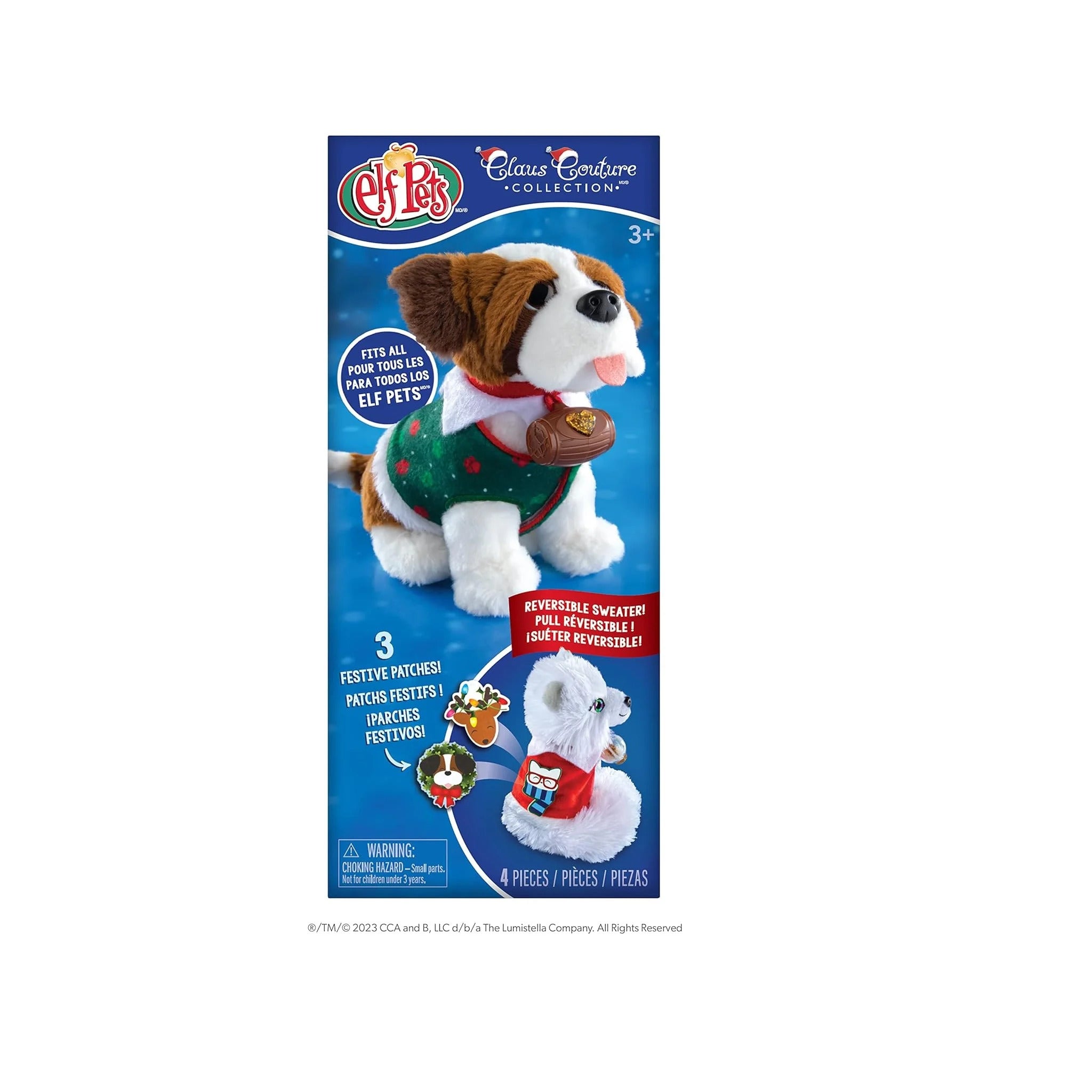 Reversible Sweater for plush pets J4385