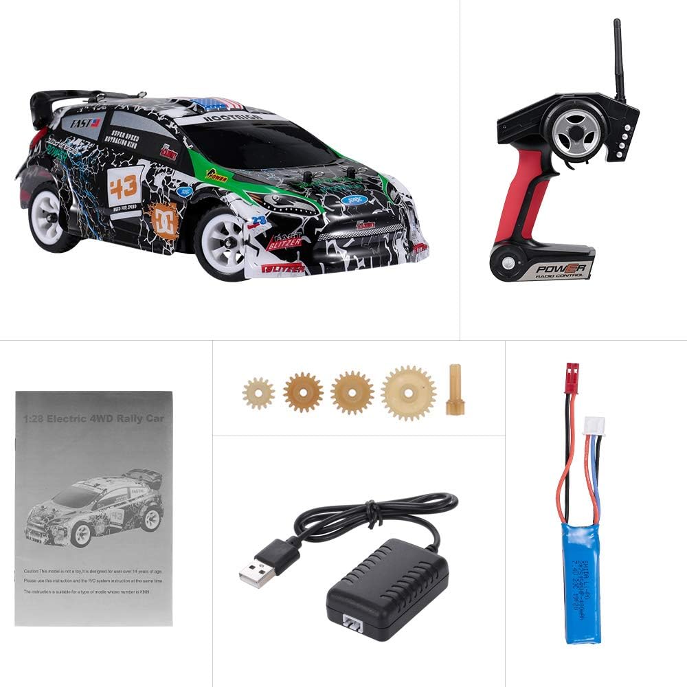 1/28 Scale 2.4G 4WD 30KM/H RC Car Y1534