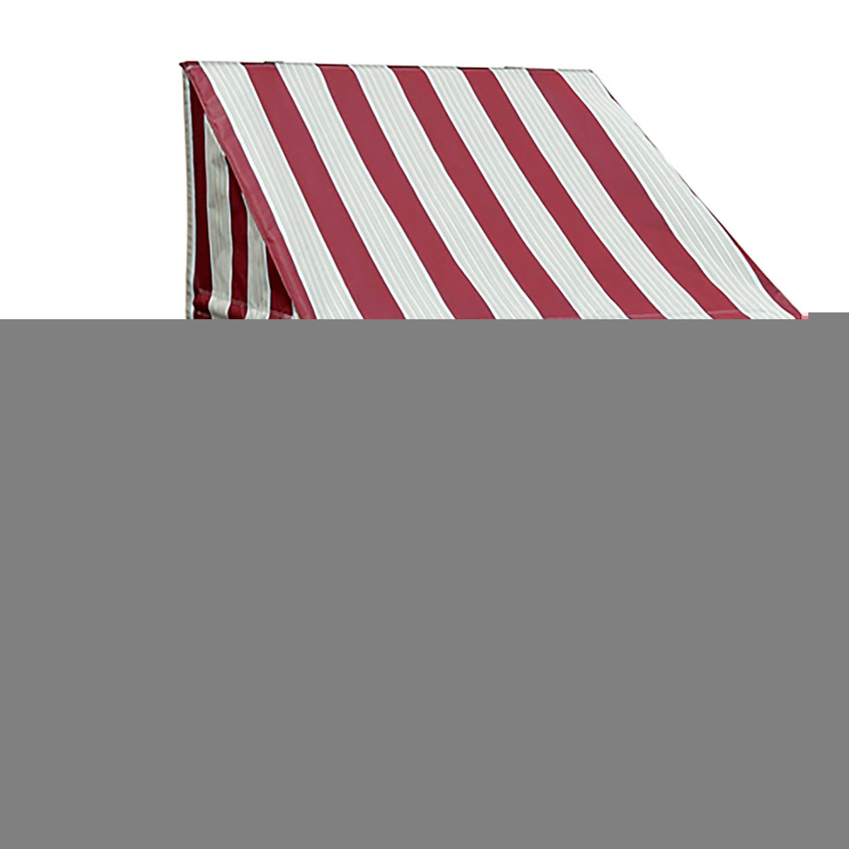 6 x 2 Window Awning Door Canopy Multistripe Red U357