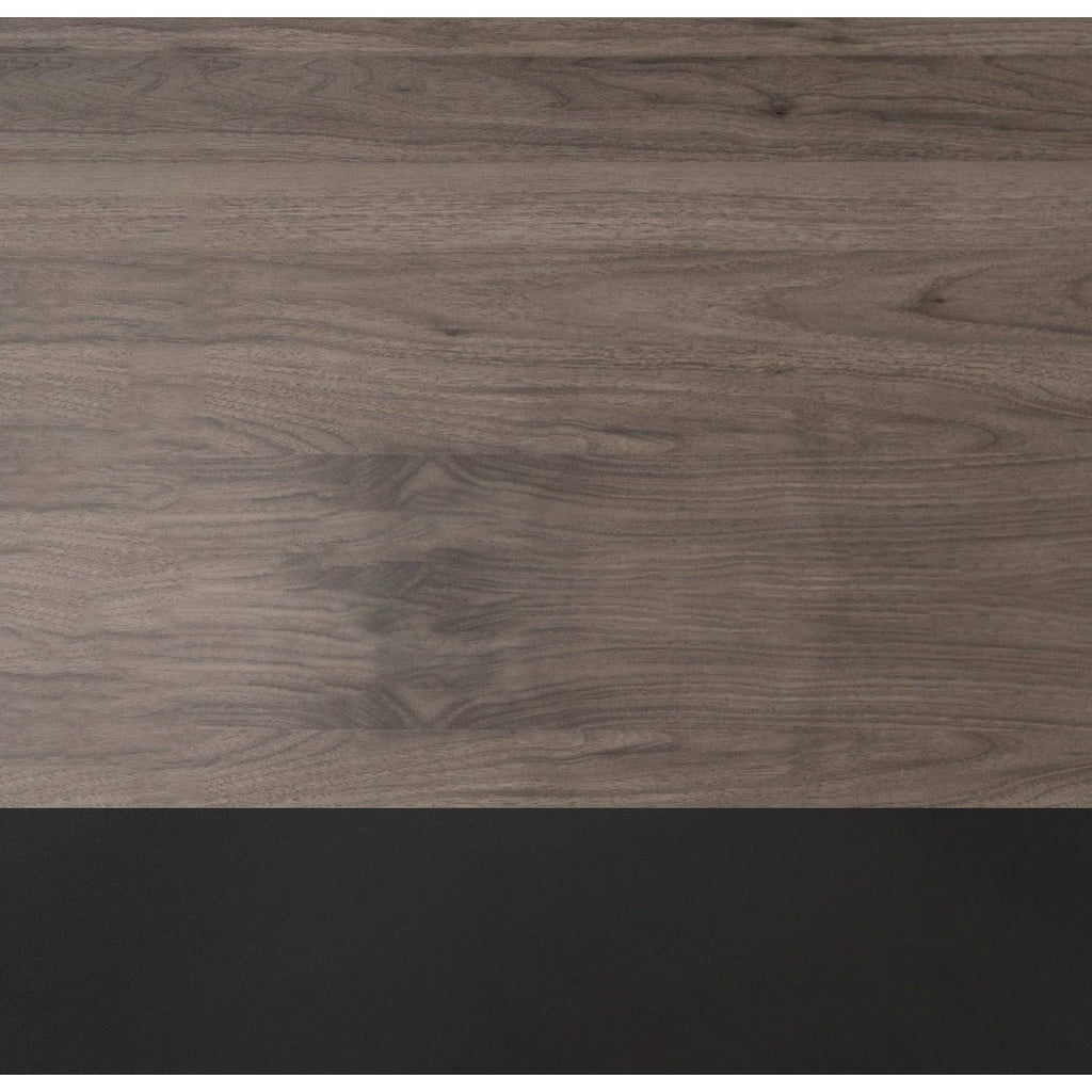 Dark Walnut / Black Metal X-Frame Bookshelf E971389