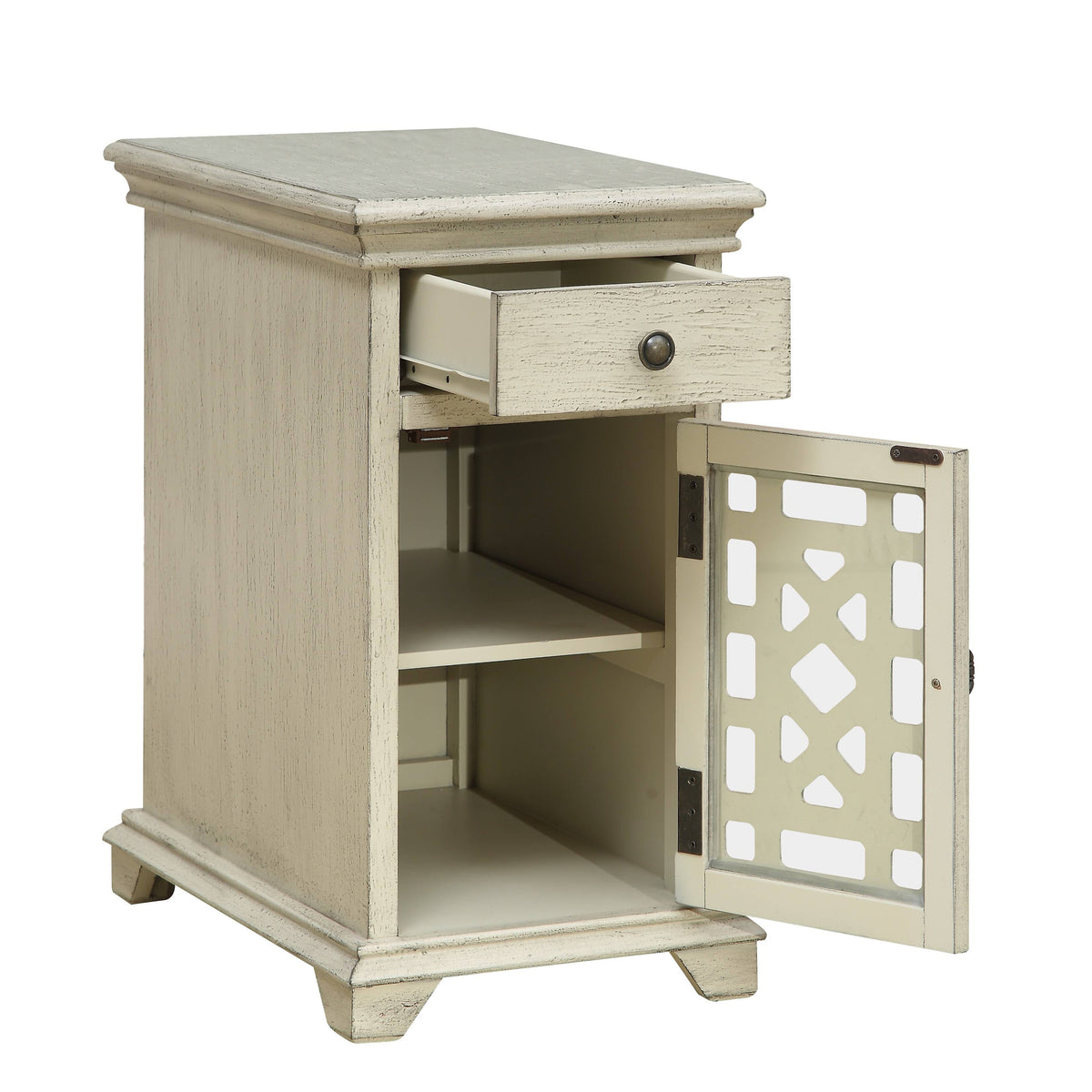One Drawer One Door Chairside Cabinet O61544