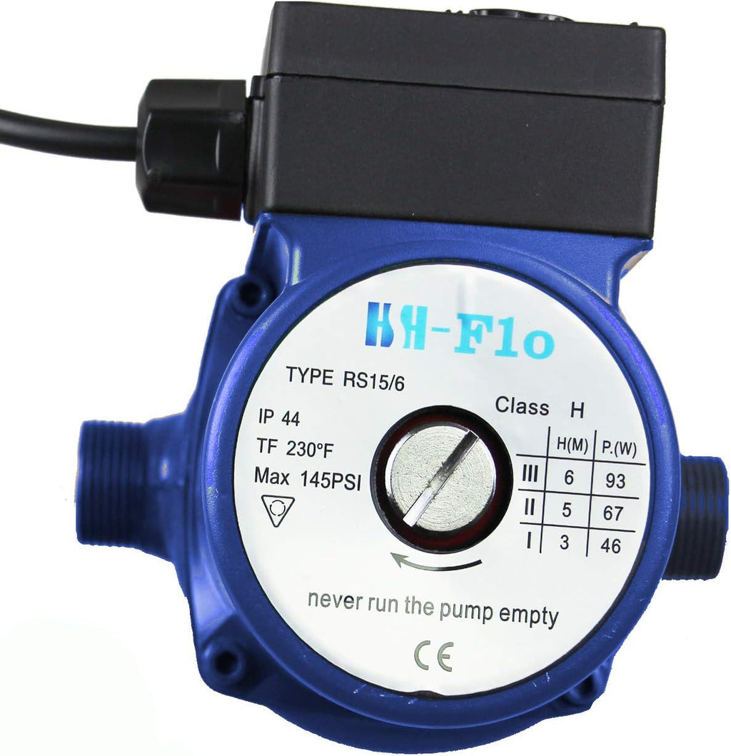 Cast Iron Hot Water Circulator Pump, 3/4 NPT, 110VAC 60Hz, Pack of 2 U5604