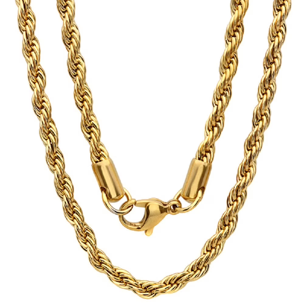 Twisted Rope Chain Necklace Y44012