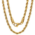 Twisted Rope Chain Necklace Y44012