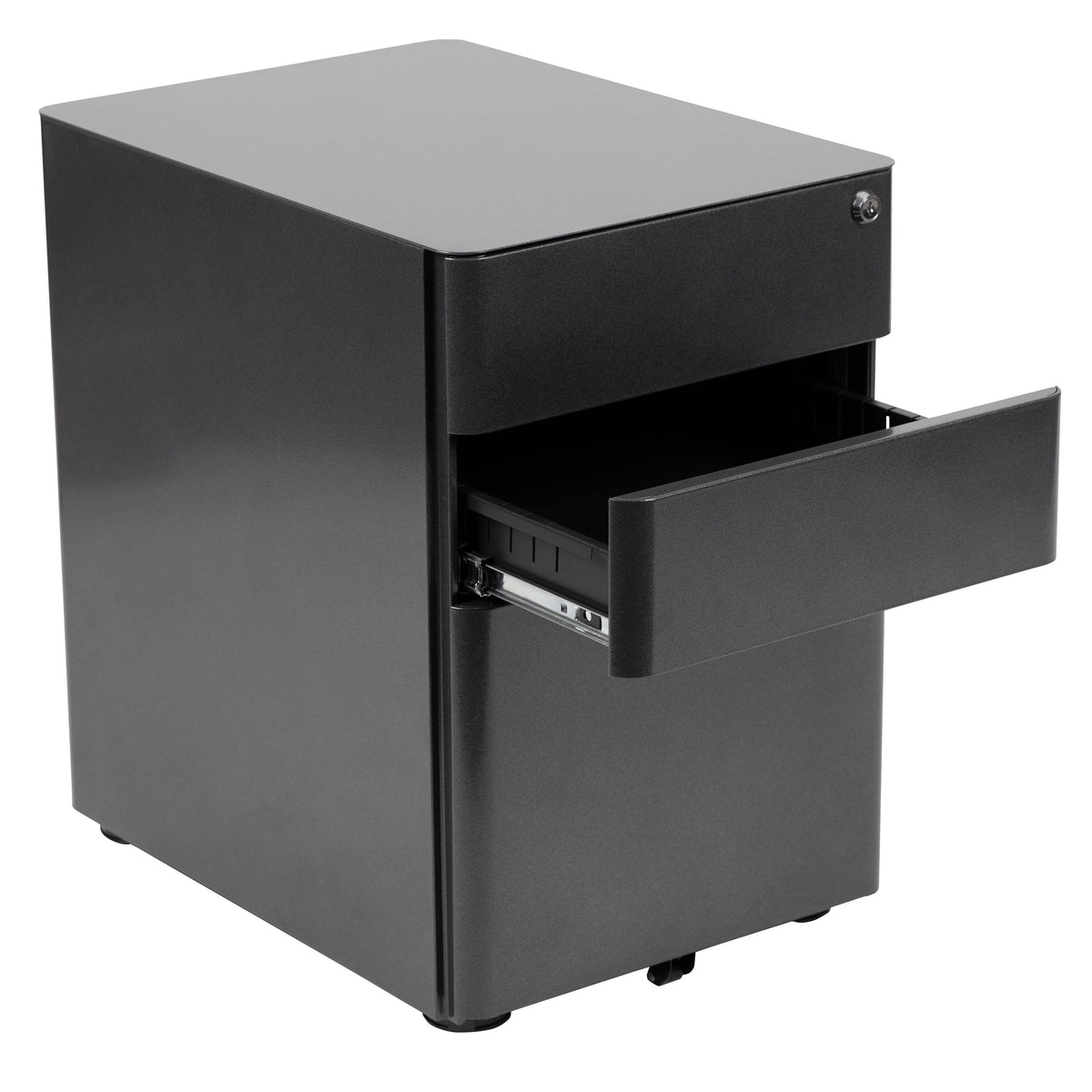 Red 3 Drawer Filing Cabinet O51621