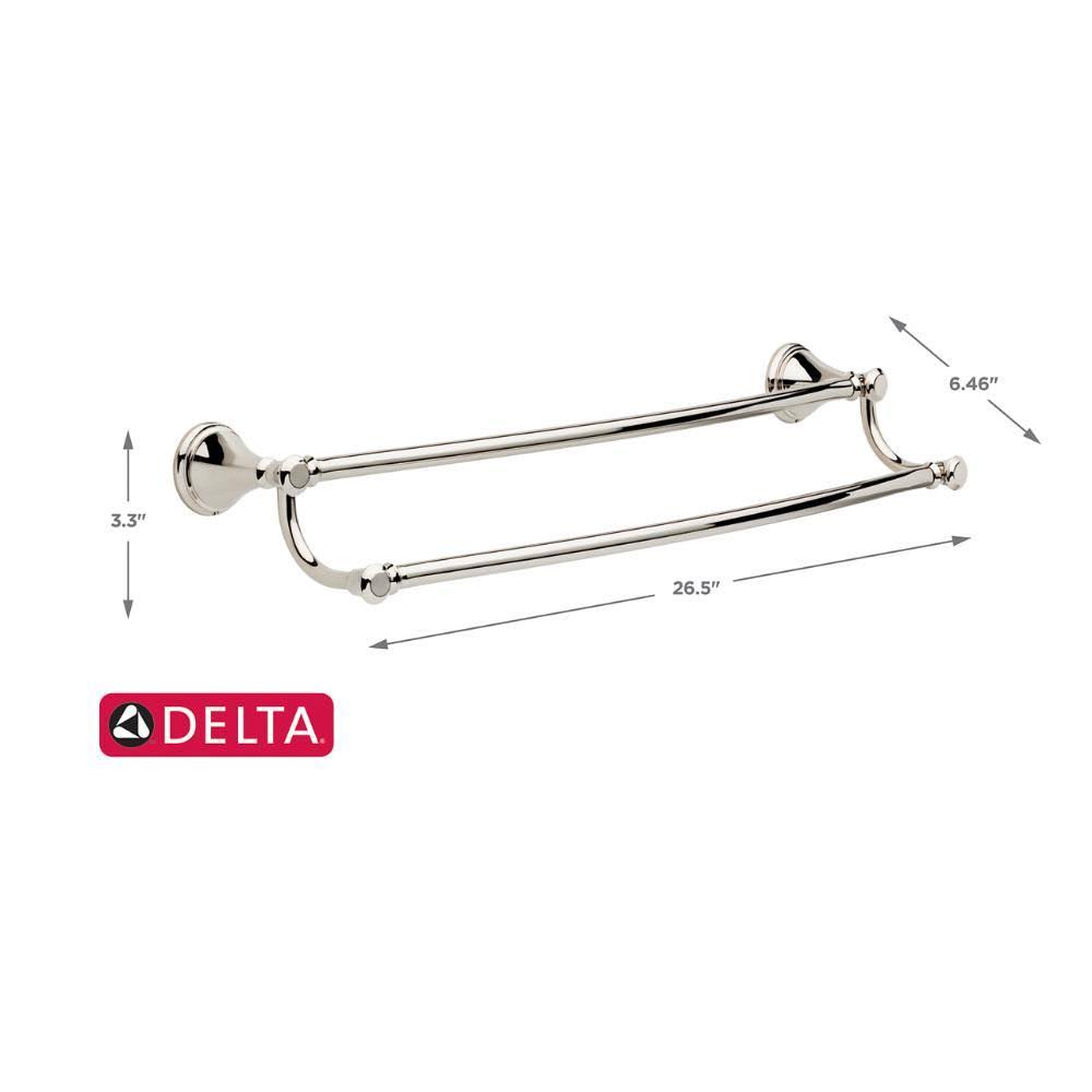 Polished Nickel Double Towel Bar U537
