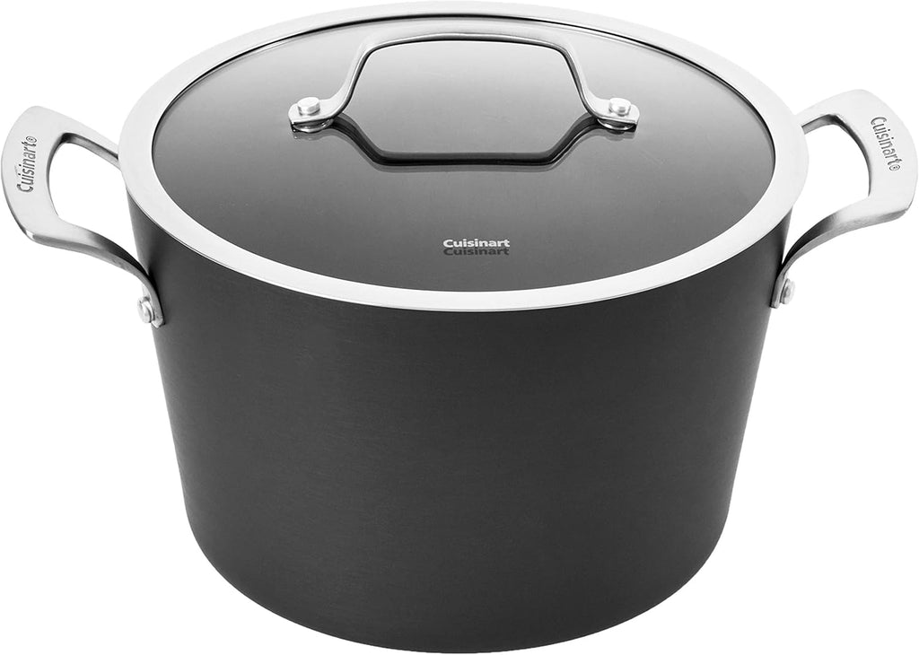 Conical Hard Anodized Cookware Set, Black I652