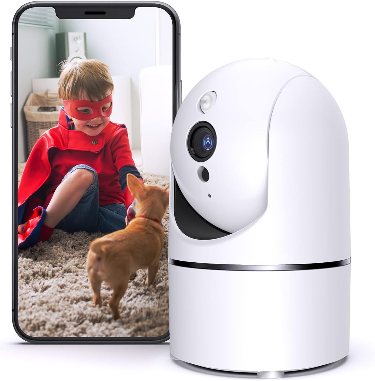 2K Security Camera with Night Vision, 2-Way Audio, Pack of 2 R36633