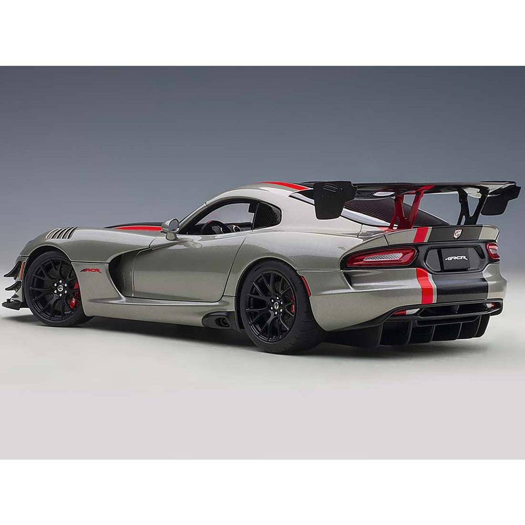 Metallic Silver Black Stripe Diecast Car J88352