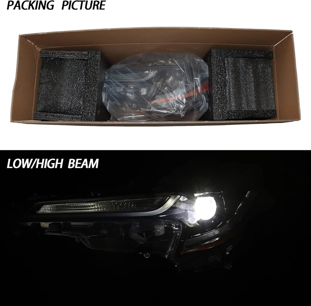 Driver Side Headlight Assembly for 2020-2021 Toyota Corolla L LE W964259