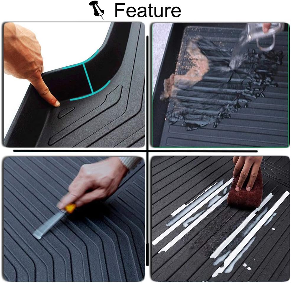 Waterproof Rear Cargo Liner Trunk Floor Mat W46938