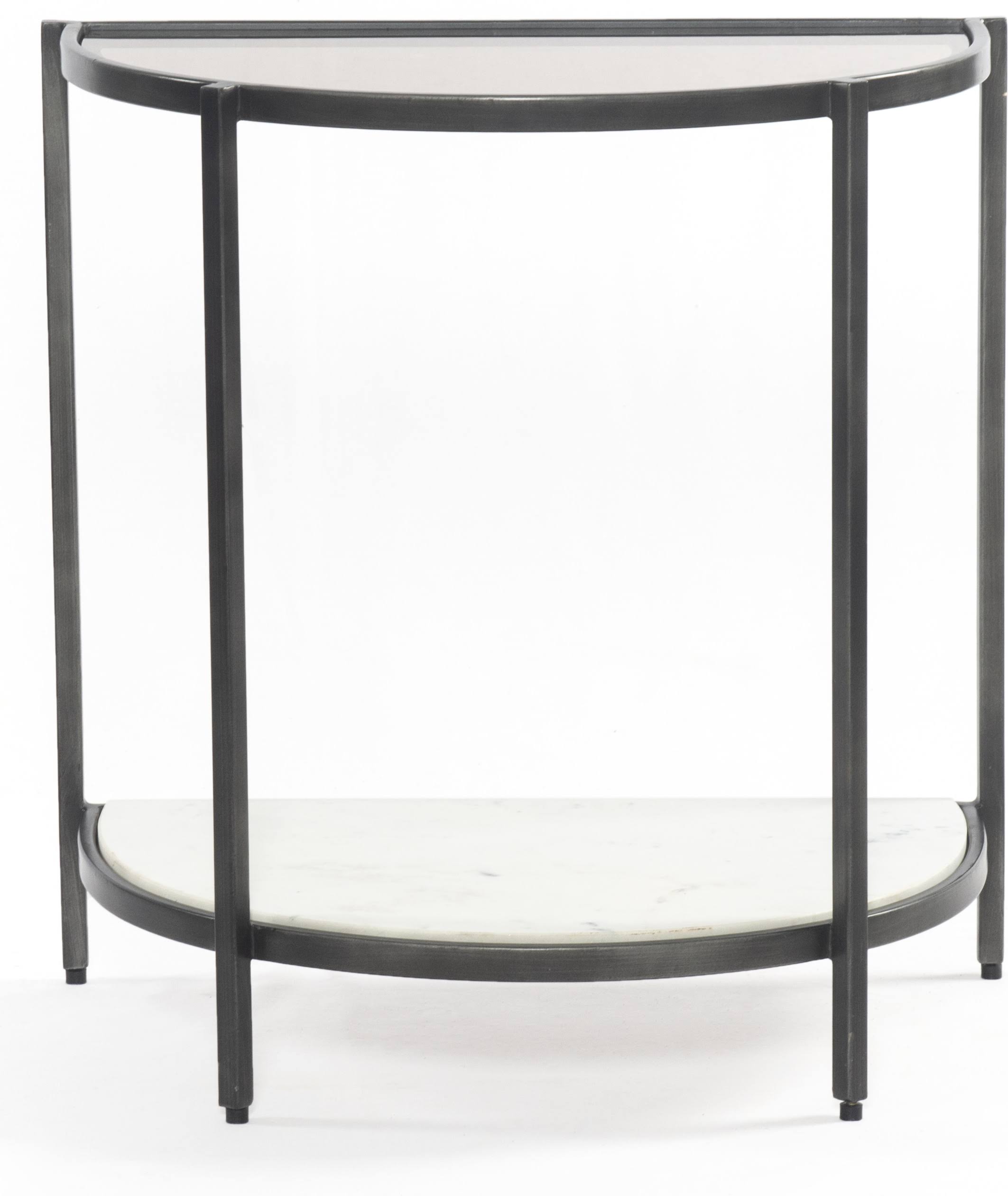 Grey Smoked Glass End Table N736961