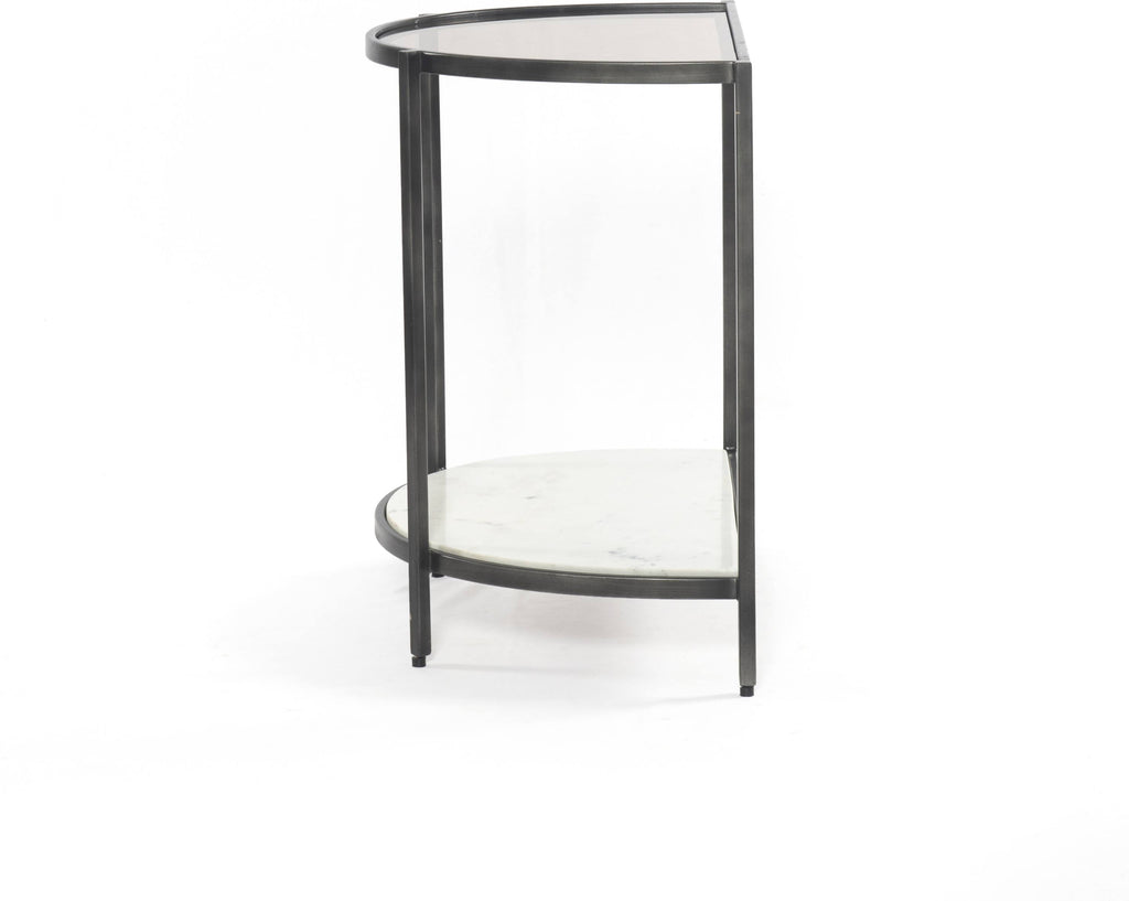 Grey Smoked Glass End Table N736961