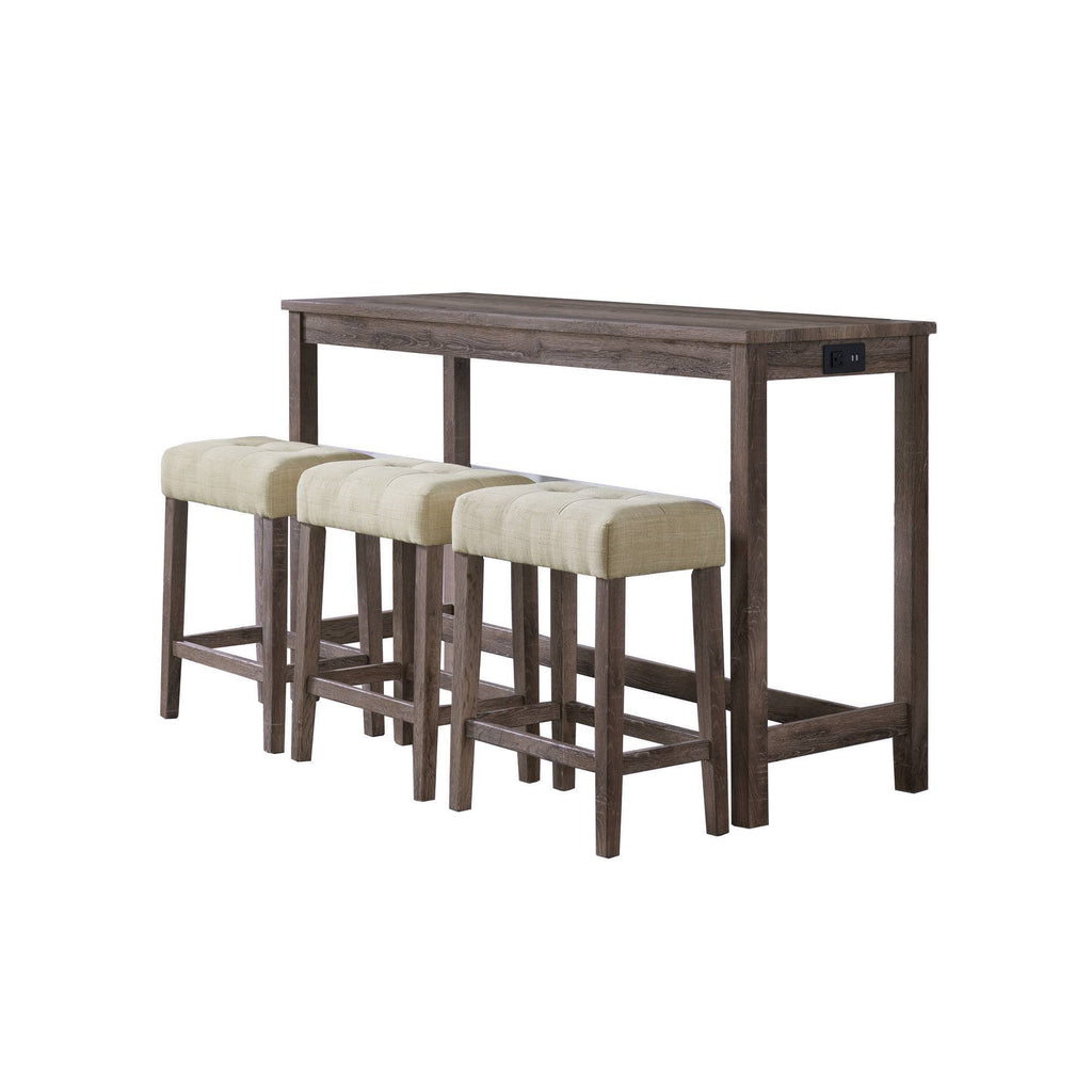 Grey Multipurpose Bar Table Set L867156