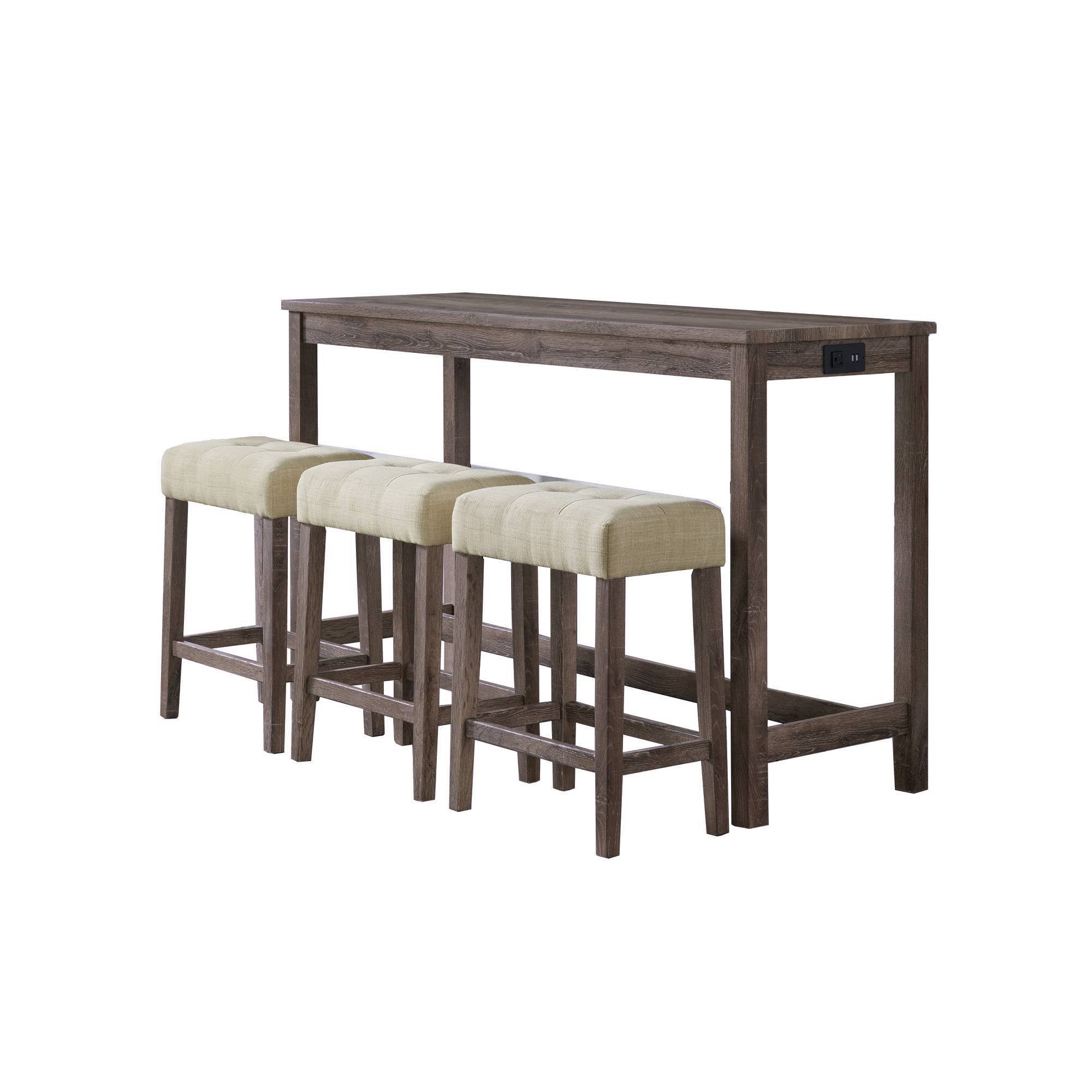 Grey Multipurpose Bar Table Set L867156