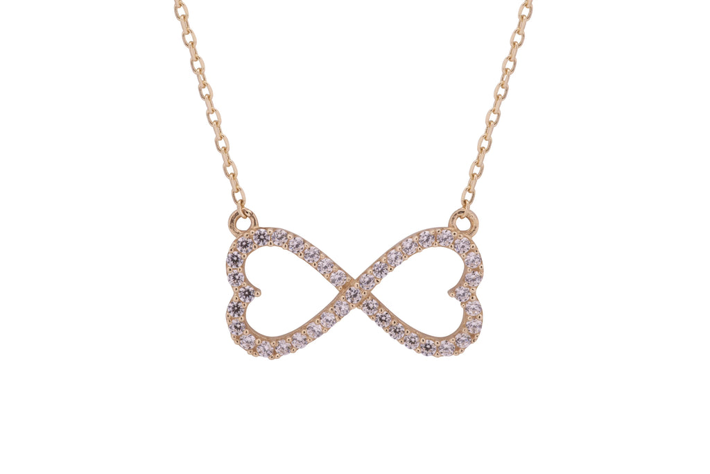 14k Yellow Gold Heart Necklace C7536