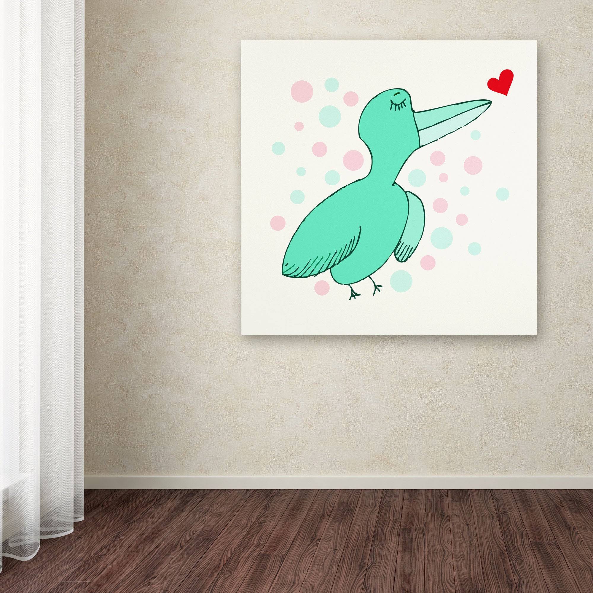 Dreamy Love Bird Canvas Art R78851
