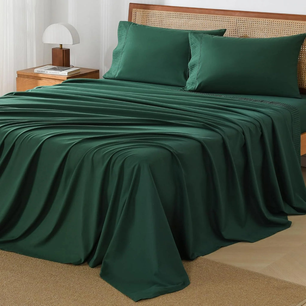 King Size 4 Piece Microfiber Sheet Set K3256