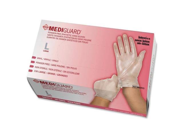 Clear Large Vinyl Exam Gloves V275465