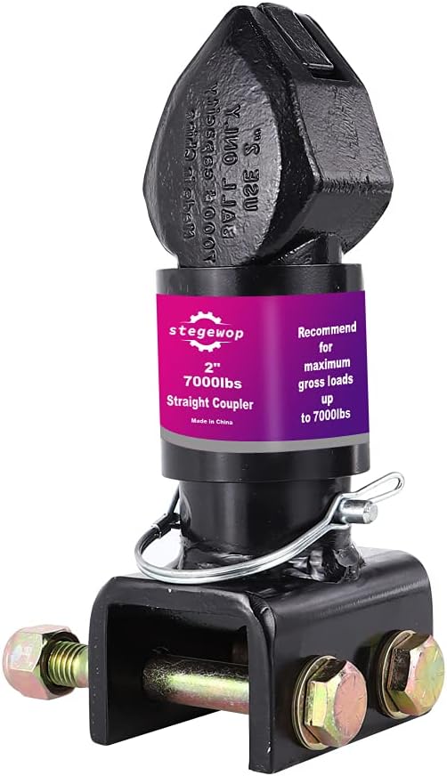 2 Adjustable Trailer Coupler with Trigger Latch, 7000 lb, Pack of 2 D32733