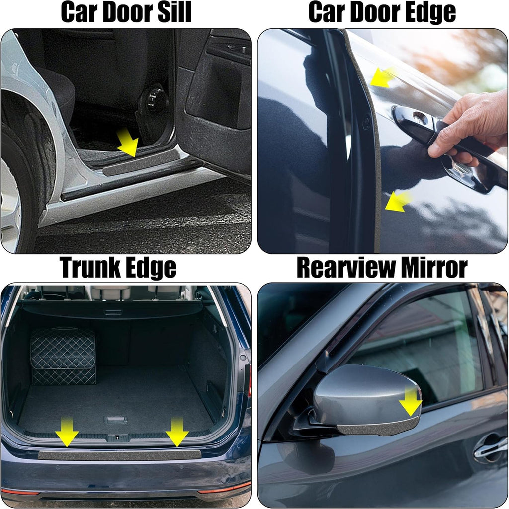 Black Door Edge Guard Wrap Film 10cm x 5 Meter Pack of 2 Y8766