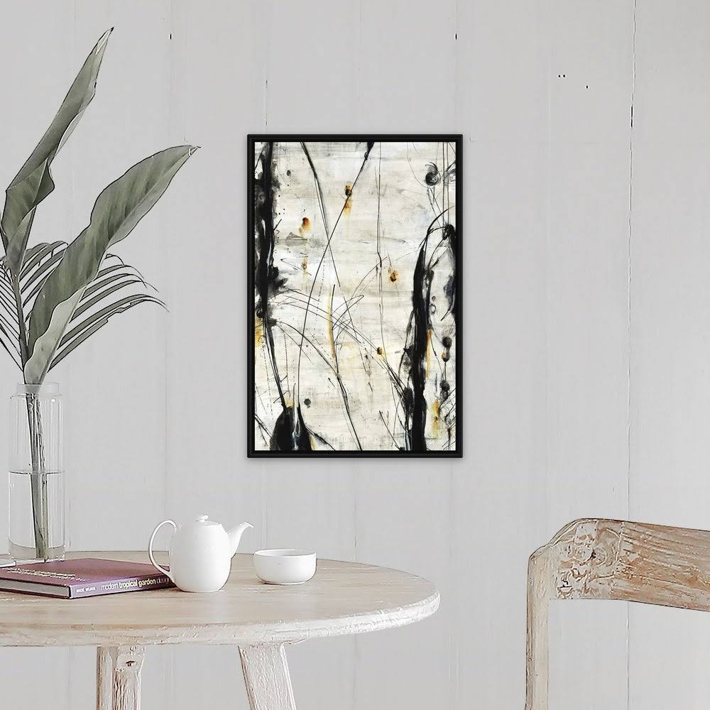 Black Float Frame Canvas Art - 16 x 24 J221653