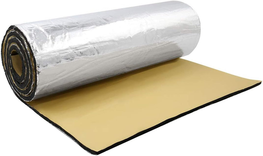 6.46sqft Car Sound Deadener Aluminum Foam Mat J5703