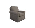 Light Horizon Swivel Chair Slip Cover Set W8682