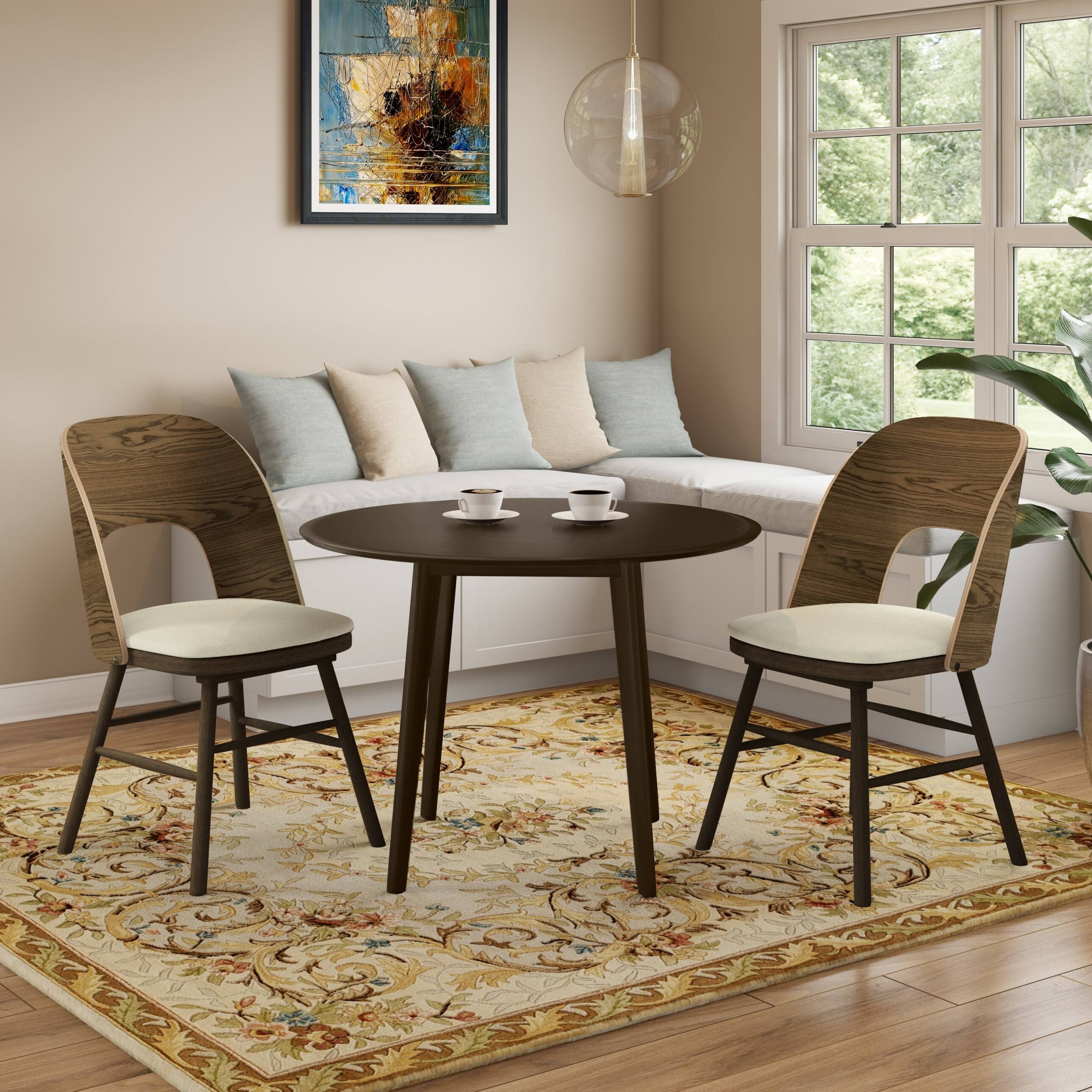 Oatmeal Beige Armless Side Chair (Set of 2) G102