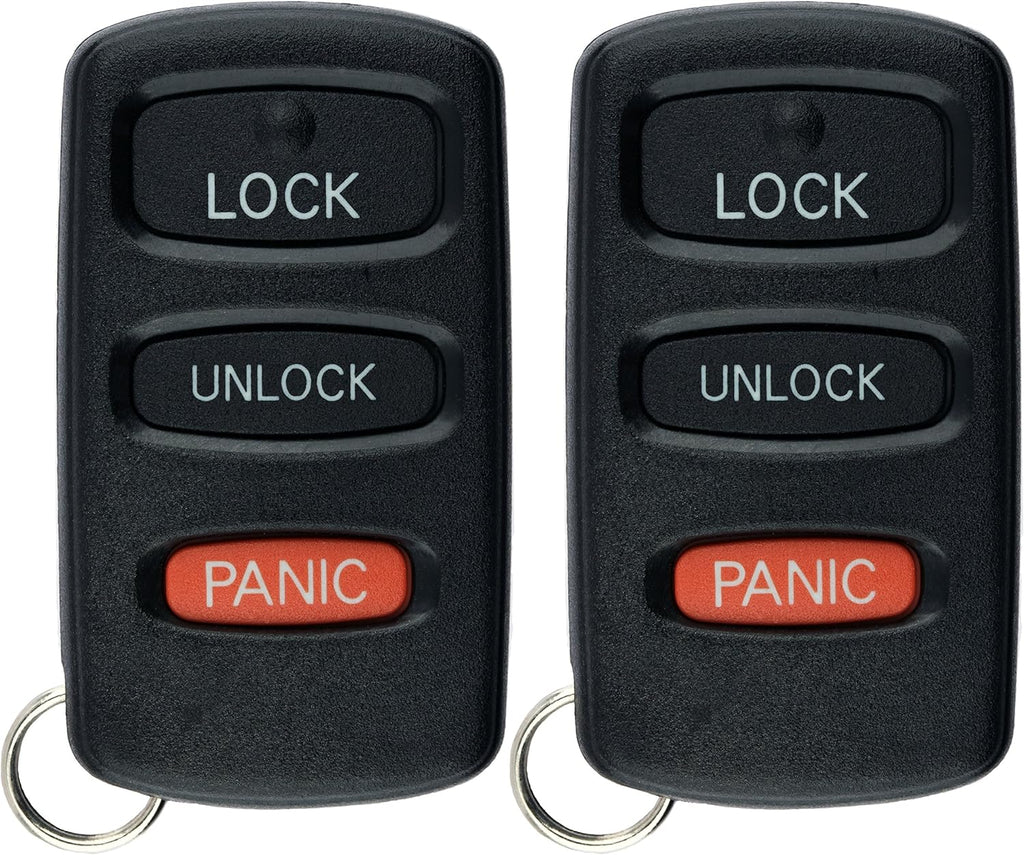 Keyless Entry Remote Car Key Fob for Mitsubishi Galant Eclipse (Pack of 2) I36304