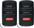 Keyless Entry Remote Car Key Fob for Mitsubishi Galant Eclipse (Pack of 2) I36304