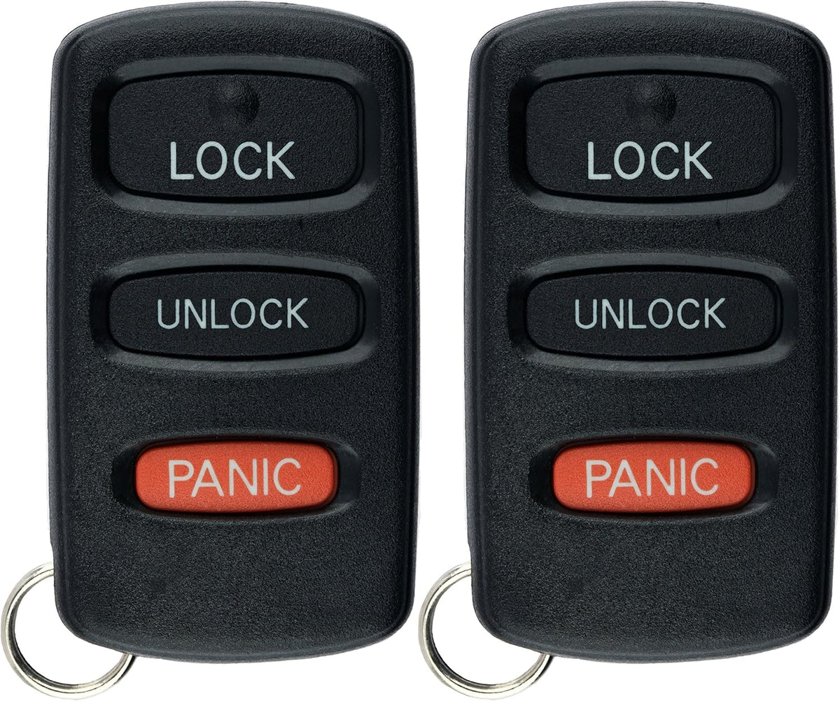 Keyless Entry Remote Car Key Fob for Mitsubishi Galant Eclipse (Pack of 2) I36304