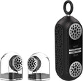 Portable Bluetooth True Wireless Speakers with Magnetic Connectable Base, Gray, Pack of 2 N90146