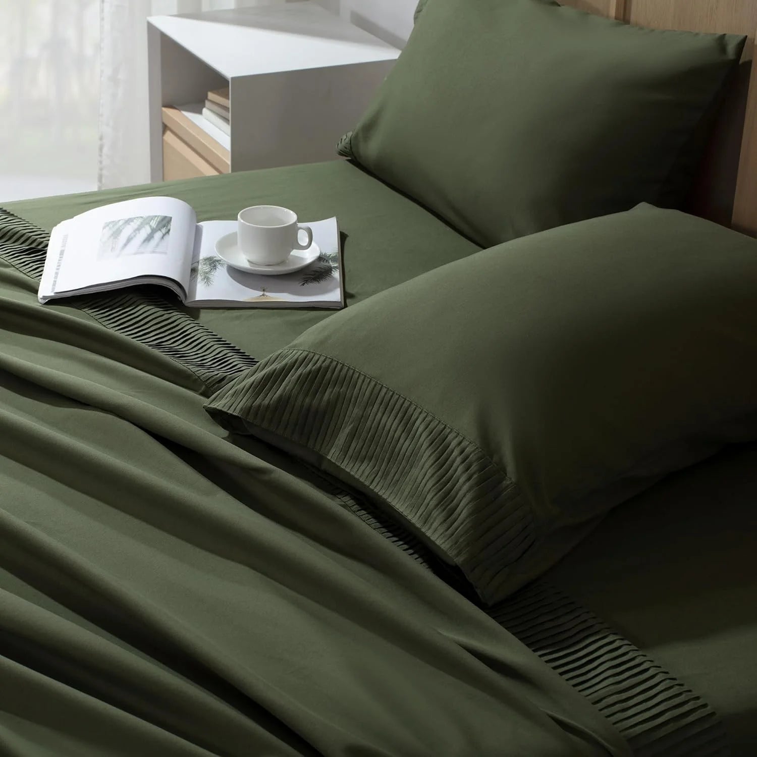 King Size 4 Piece Microfiber Sheet Set K3256