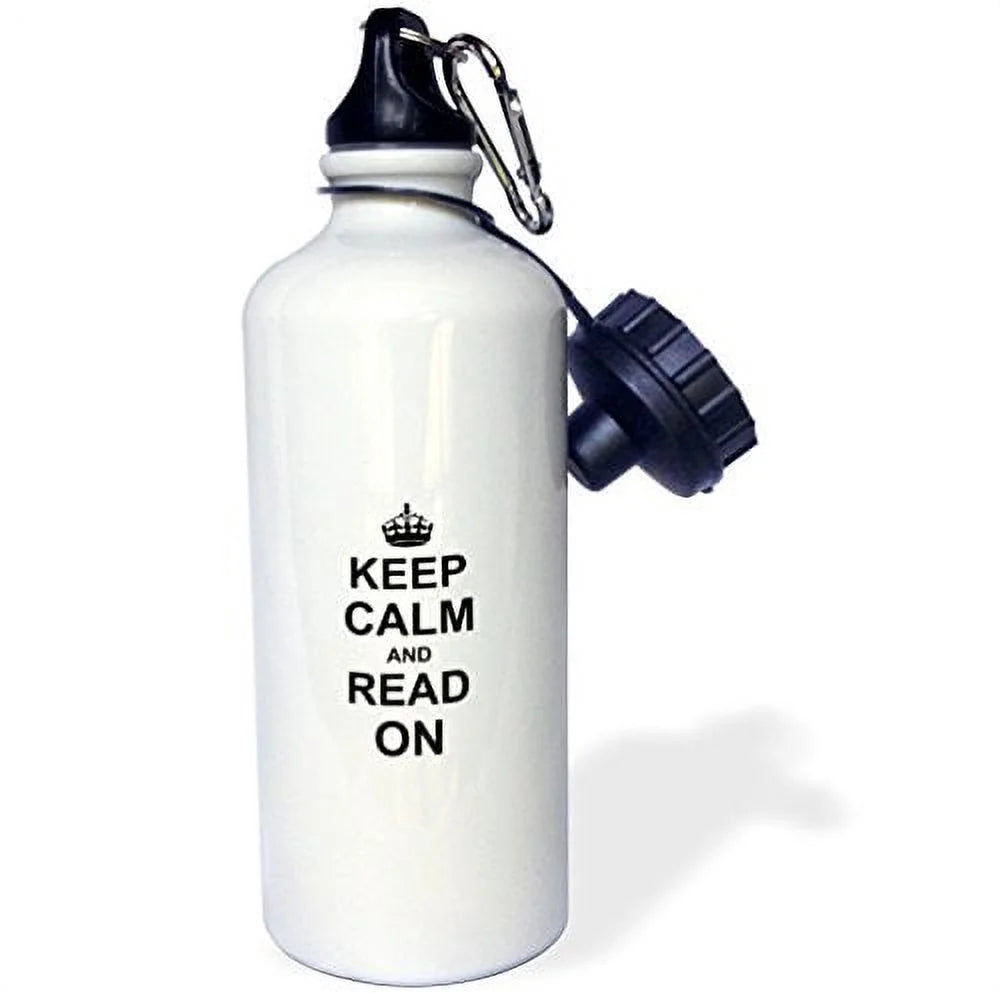 21 oz Black Sports Water Bottle H573