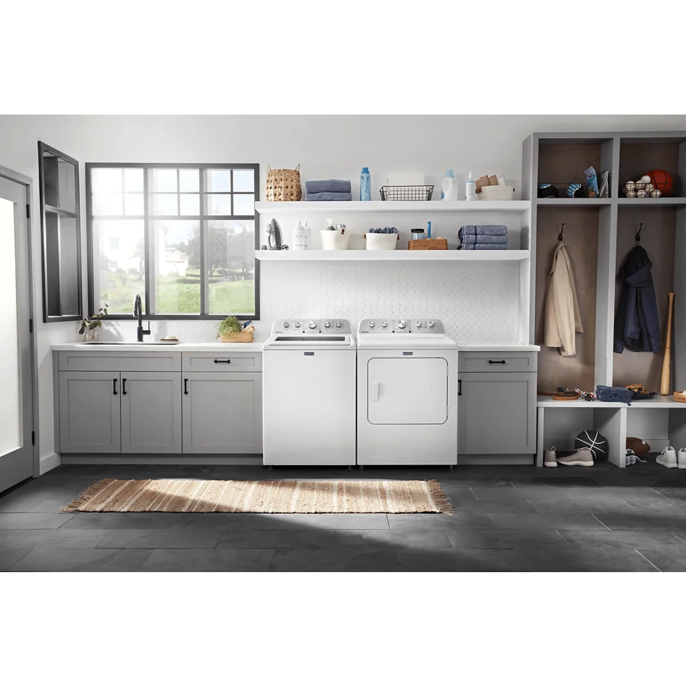White Top Load Electric Dryer T82958