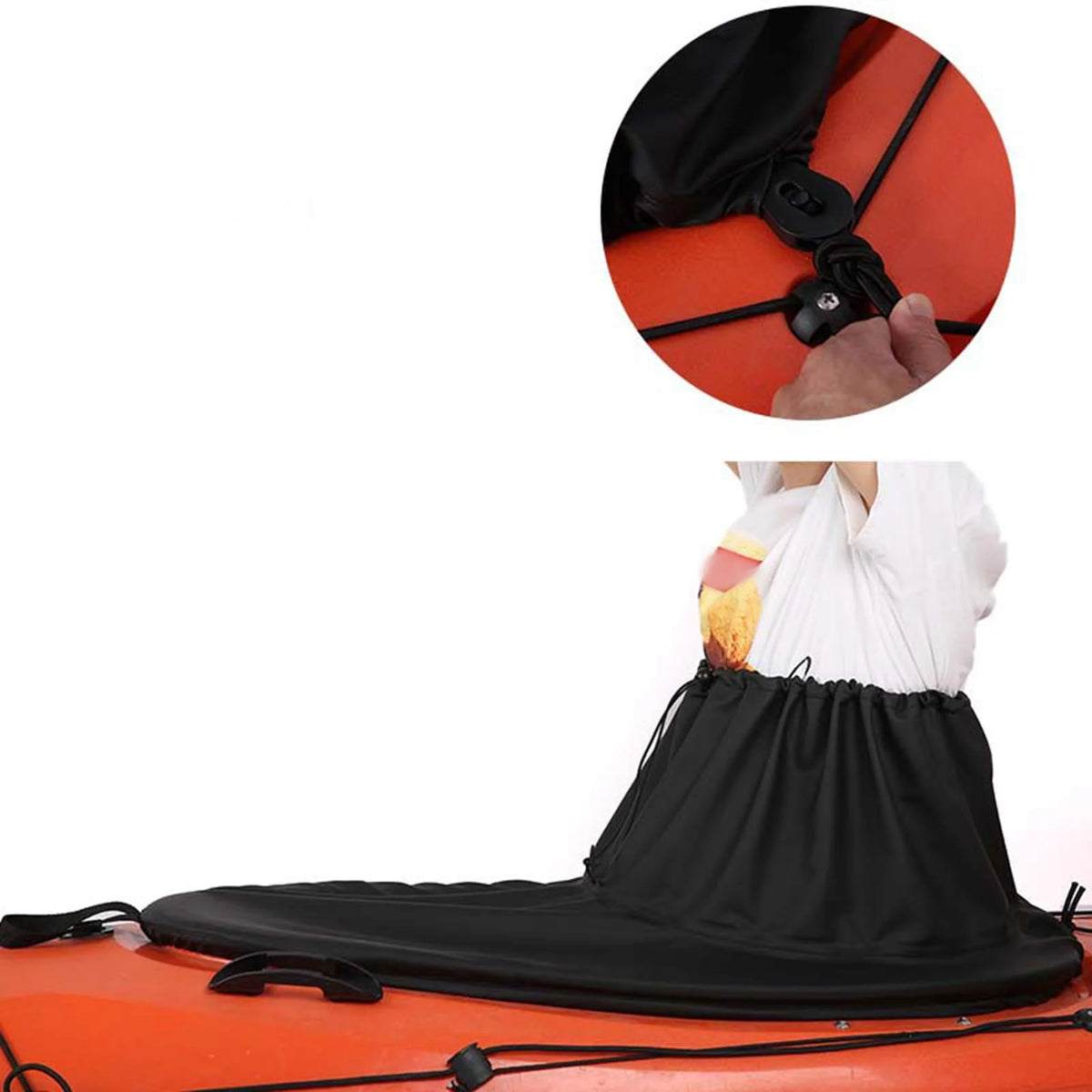 Adjustable Spray Skirt for Canoeing U847743