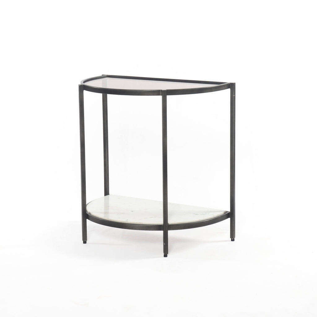 Grey Smoked Glass End Table N736961