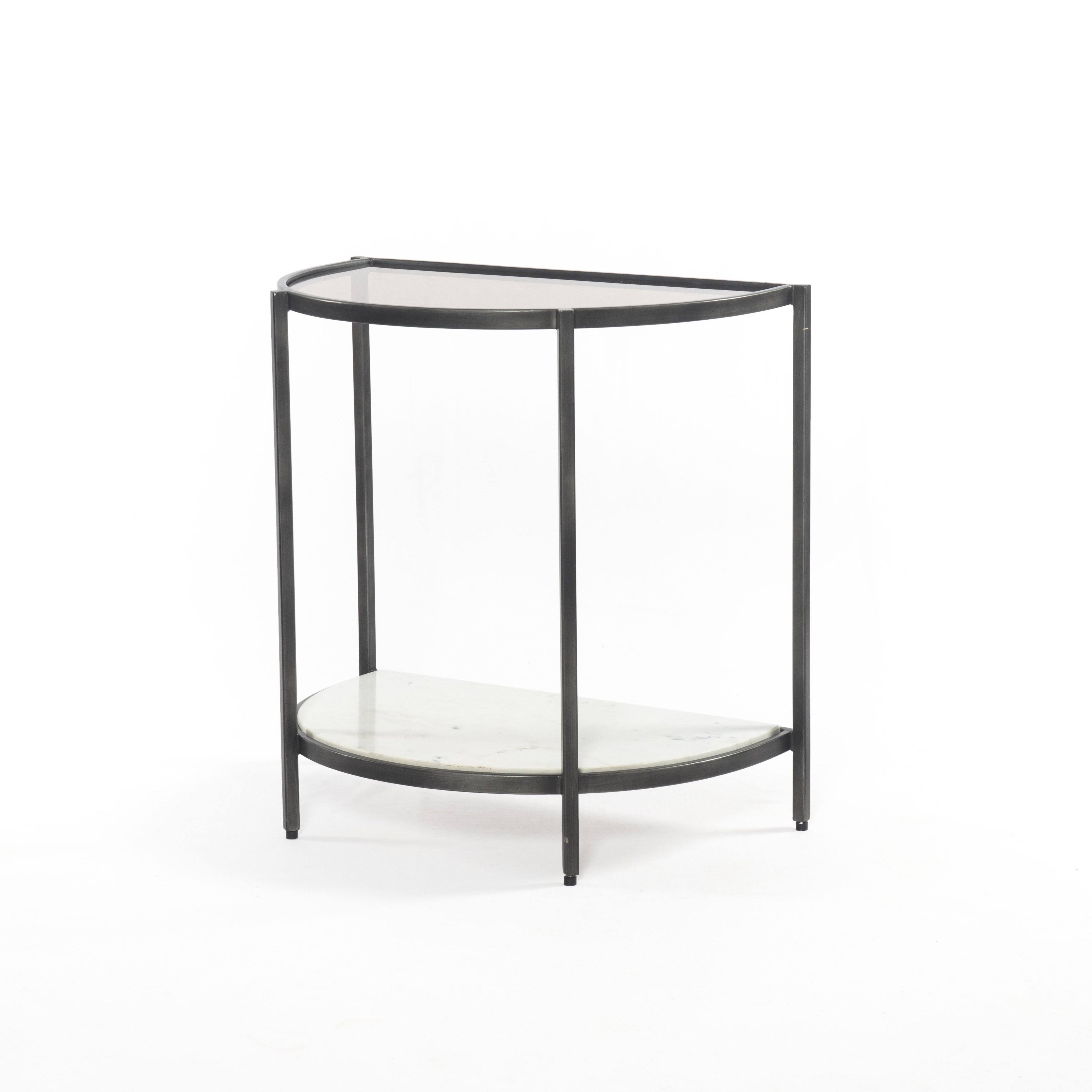 Grey Smoked Glass End Table N736961