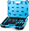 3/8-Inch Drive 48-Piece Impact Socket Set with Adapters and Extensions H161