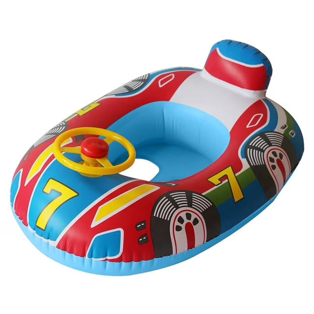 Inflatable Baby Swimming Rings Seat Sun Shade Toddler Swim Circle Pool Water Toys Z25769