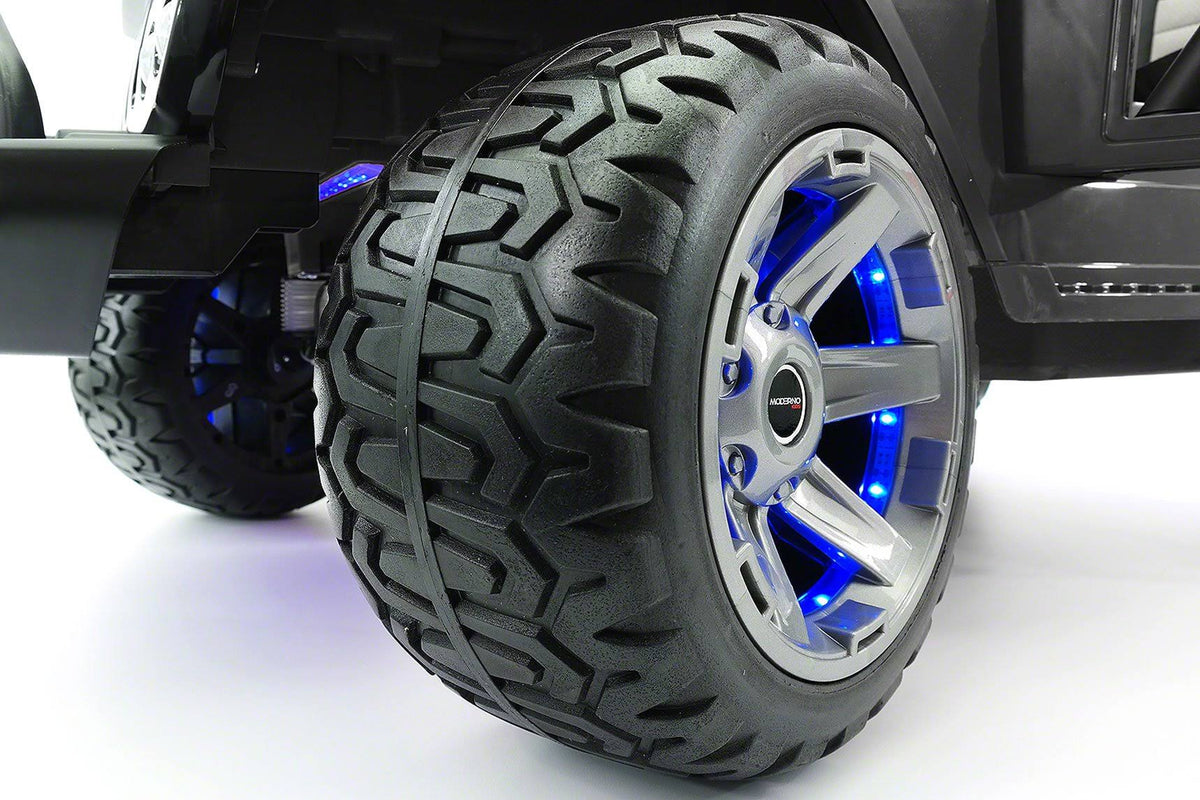 12V Power Ride-On Car Truck with R/C Parental Remote and LED Wheels Y556