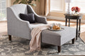 Grey Fabric Upholstered Chaise Lounge P85741