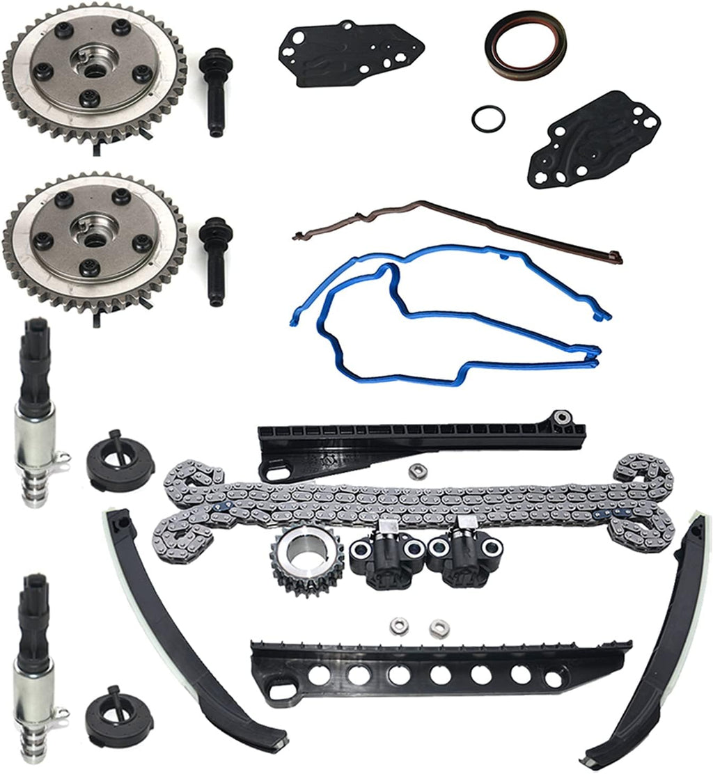 Variable Camshaft Timing Chain Kit with VCT Solenoids for 5.4L 3V Triton Y924