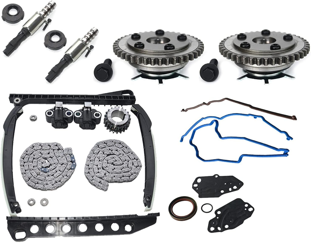 Variable Camshaft Timing Chain Kit with VCT Solenoids for 5.4L 3V Triton Y924