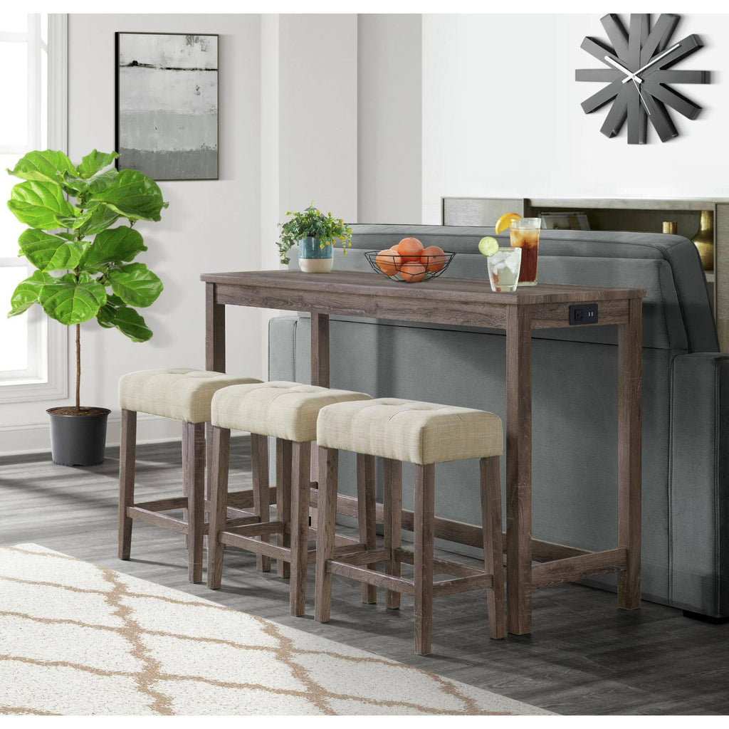 Grey Multipurpose Bar Table Set L867156
