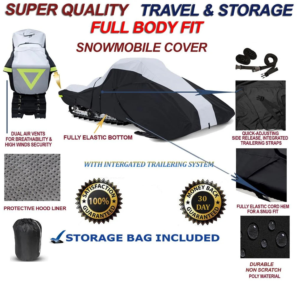 600 Denier Full Fit Snowmobile Travel and Storage Cover L990978