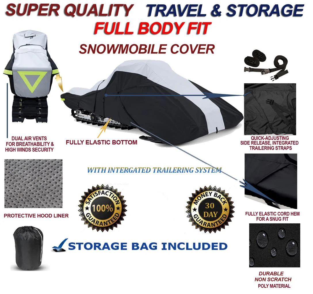 600 Denier Full Fit Snowmobile Travel and Storage Cover L990978