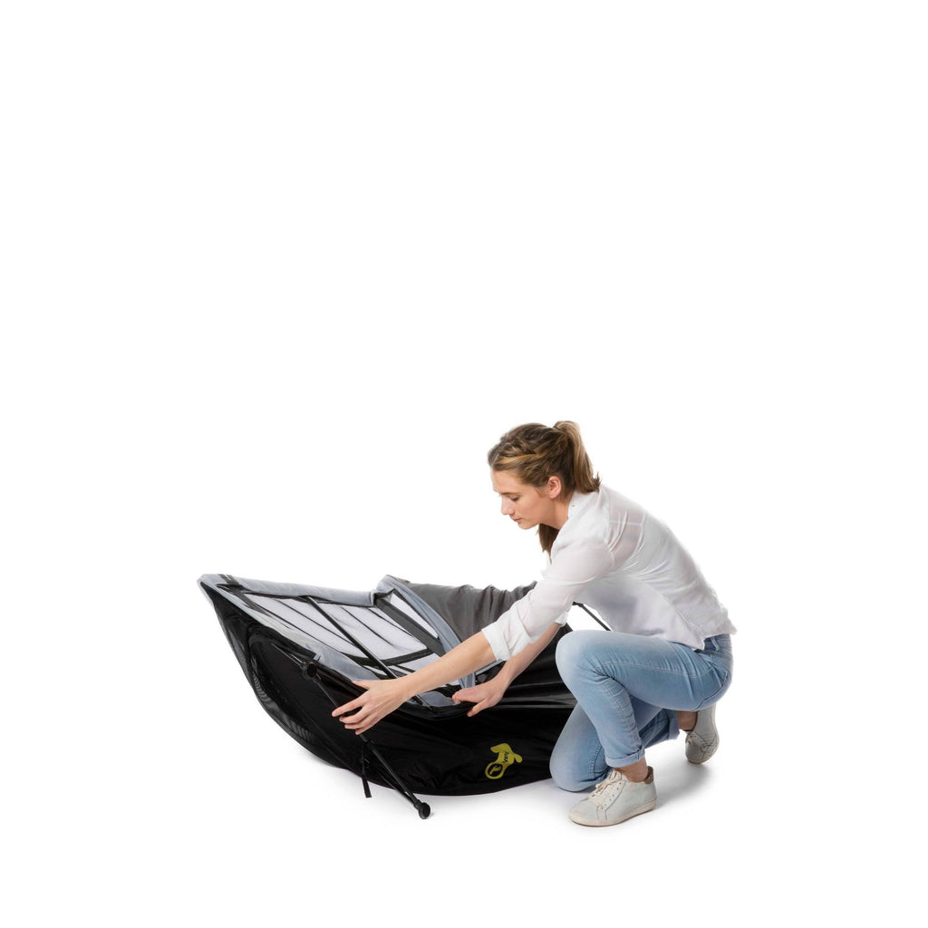 Instant Travel Cot in Grey Rock | 100% Cotton K530